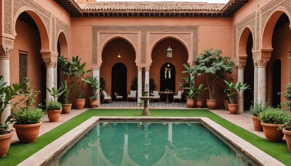 Résider dans un hôtel avec jardin à Marrakech